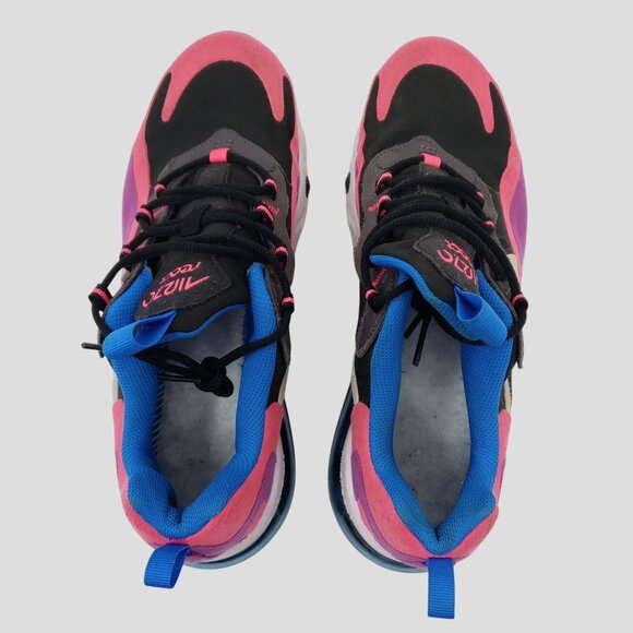 Nike Air Max 270 React BQ0101-001 kids Size 7Y (no insoles) - Picture 6 of 10